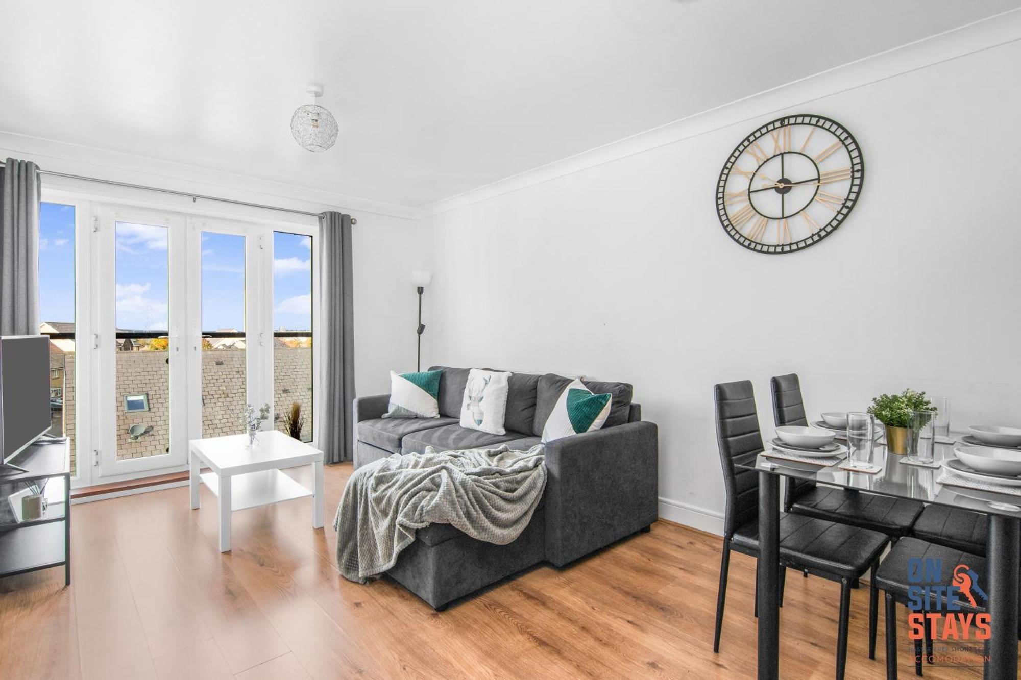 Onsitestays - Cosy 2-Bedroom Apartment With Free Parking, Wi-Fi & London Links Northfleet Екстер'єр фото