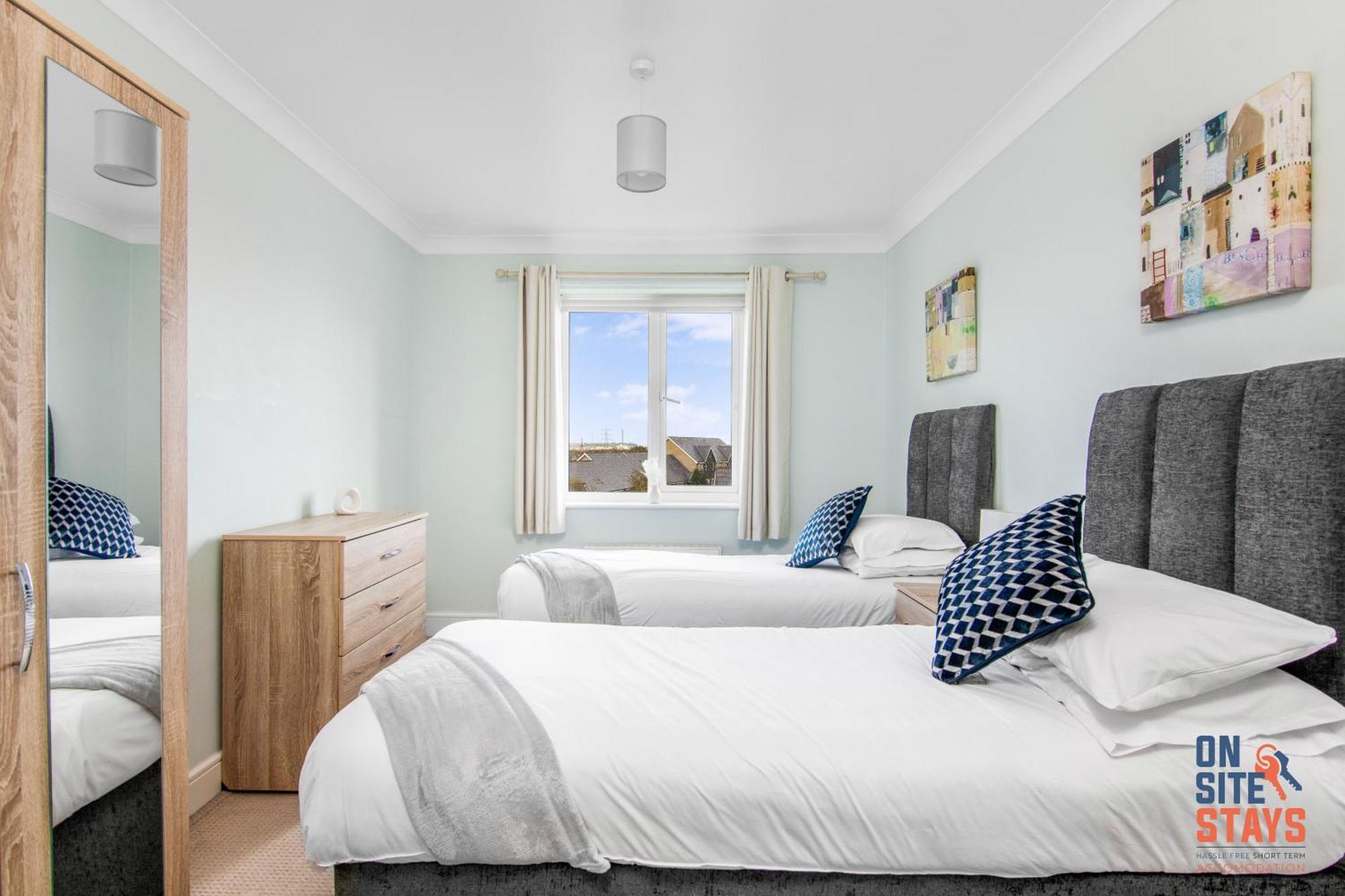 Onsitestays - Cosy 2-Bedroom Apartment With Free Parking, Wi-Fi & London Links Northfleet Екстер'єр фото