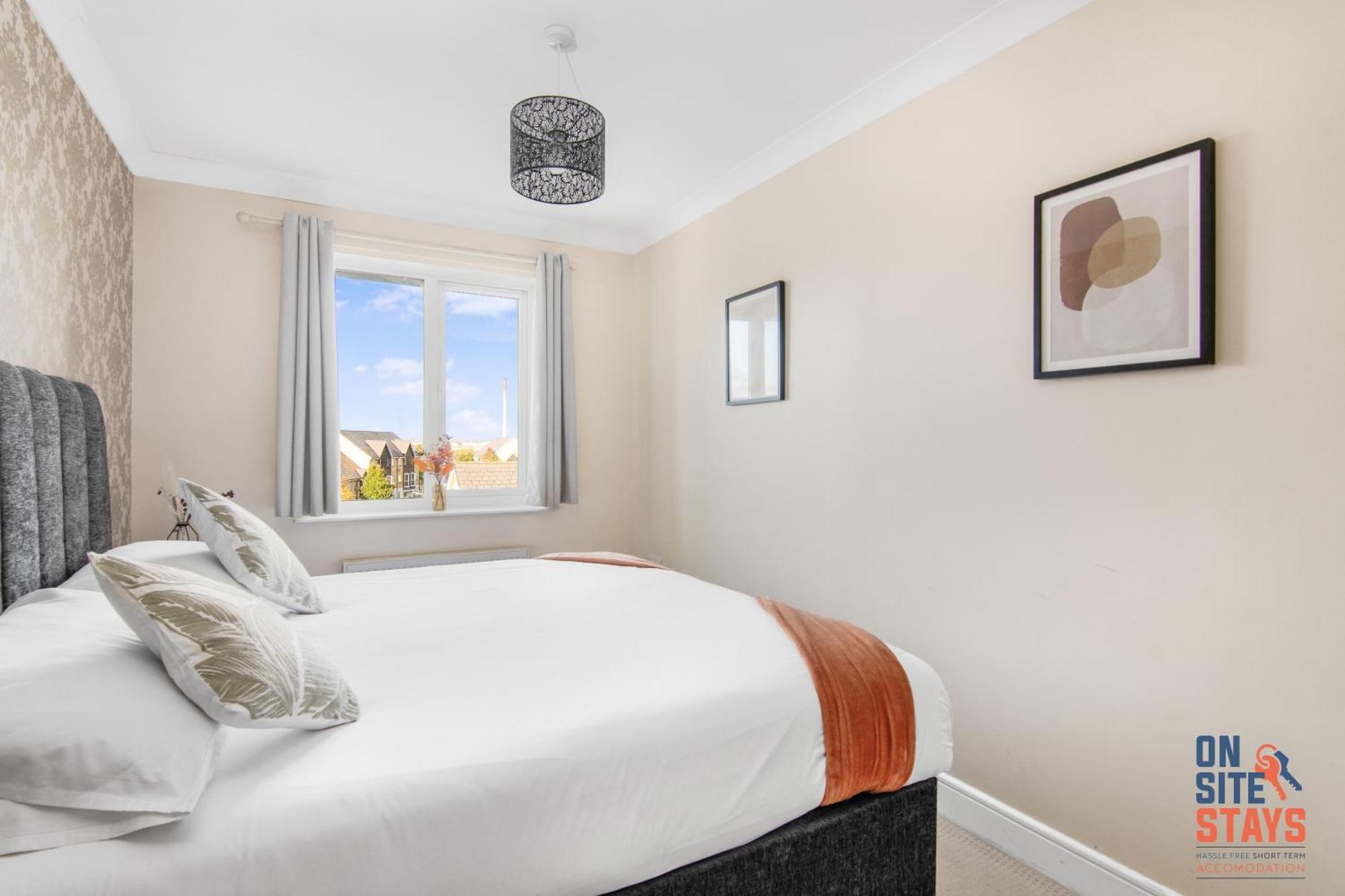 Onsitestays - Cosy 2-Bedroom Apartment With Free Parking, Wi-Fi & London Links Northfleet Екстер'єр фото