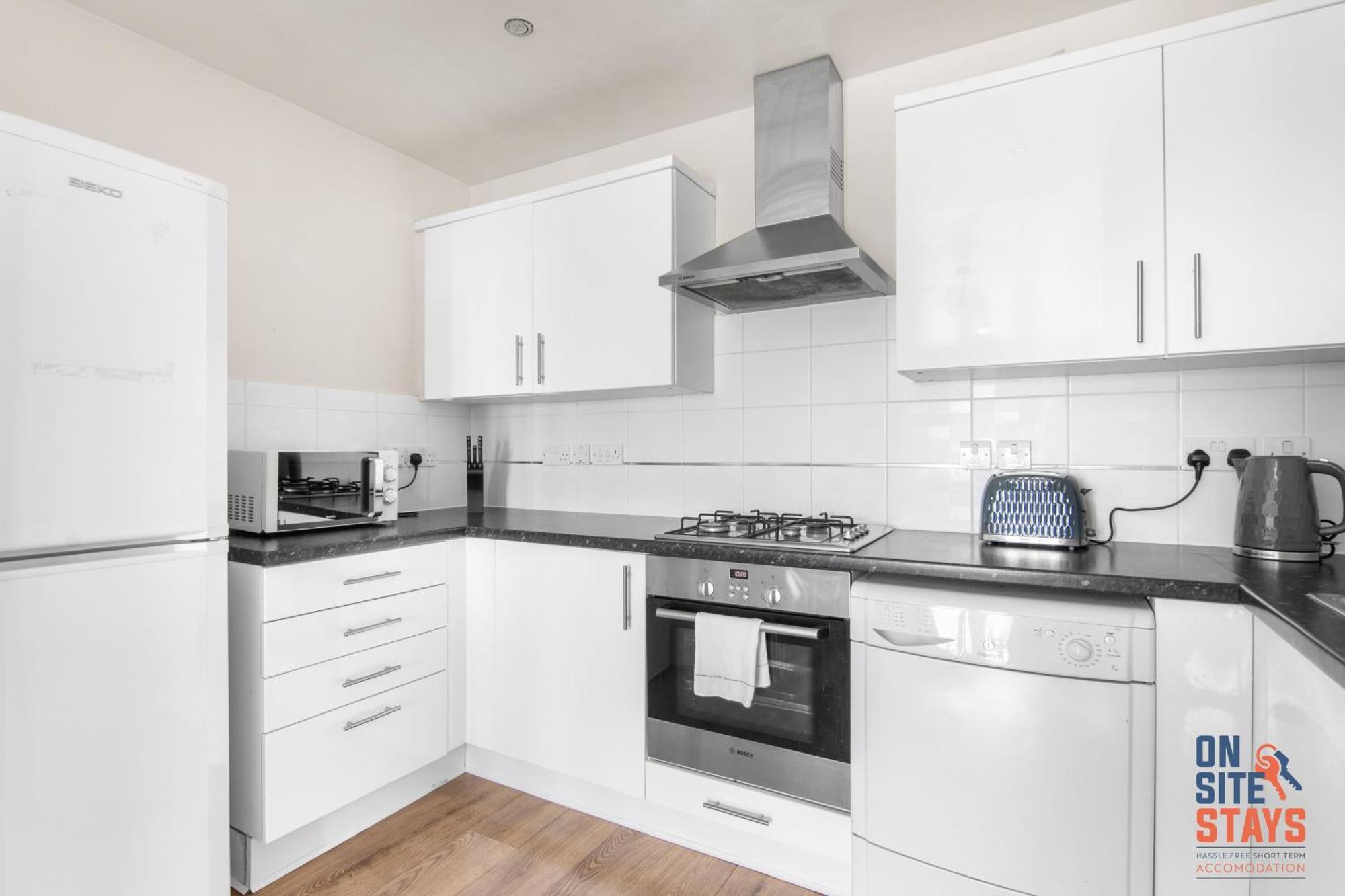 Onsitestays - Cosy 2-Bedroom Apartment With Free Parking, Wi-Fi & London Links Northfleet Екстер'єр фото